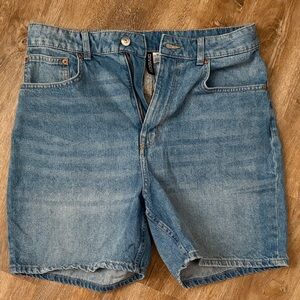 Divided Light Blue Denim Jean Shorts